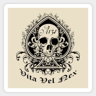 retro vintage life or death - such is life Sticker